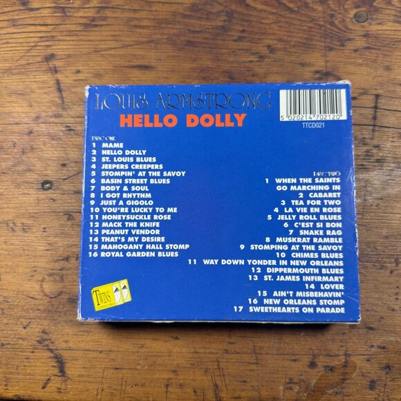 Louis Armstrong "Hello Dolly" Compact Disc Set TESTED - Picture 2 of 2
